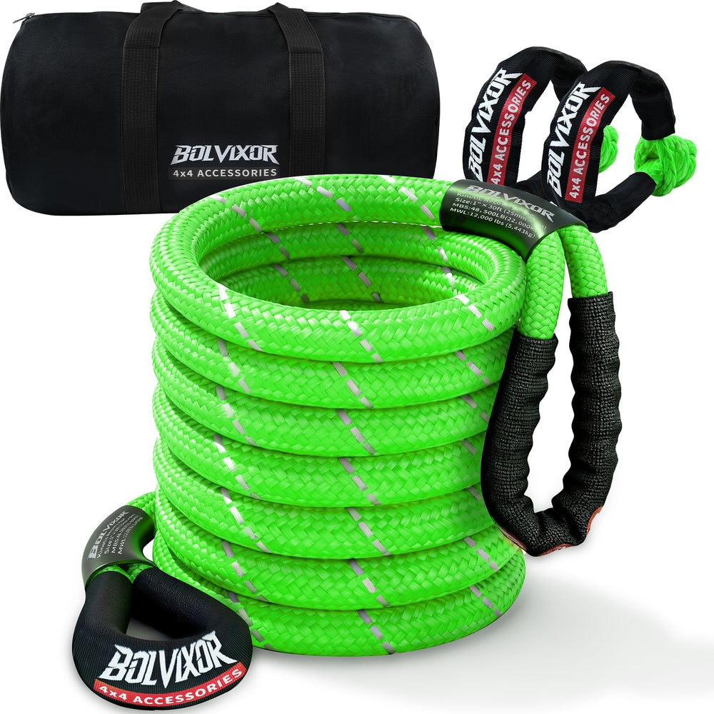 Bolvixor front packaging showing rope and soft shackles, clear product ID and benefit