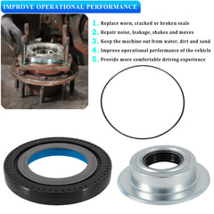 Bonbo outer tube oil seal detail highlighting corrosion-resistant steel support