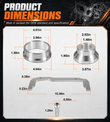 Bonbo rear cover tool close-up showing accurate bore locating for leak prevention