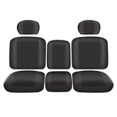 BORDAN front seat cover shown on split bench providing durable seat protection
