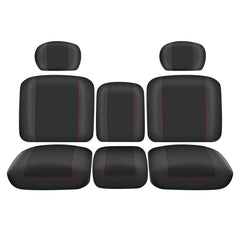 BORDAN front seat cover shown on split bench providing durable seat protection