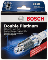 Bosch 8110 front packaging showing pack of four and clear branding benefit longer service life