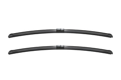 Bosch AeroTwin close-up of graphite-coated rubber edge for streak-free wiping benefit