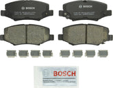 Bosch QuietCast BC1274 rear pads front view showing ready-to-install design and quiet benefit