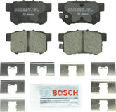 Bosch BC537 rear pad front view showing fit and ready-to-install benefit