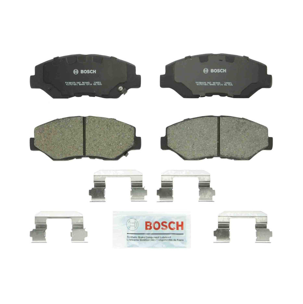Bosch BC943 front packaging showing part and benefits
