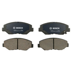 Bosch BC943 pad held in hand for scale demonstrating compact OE fit