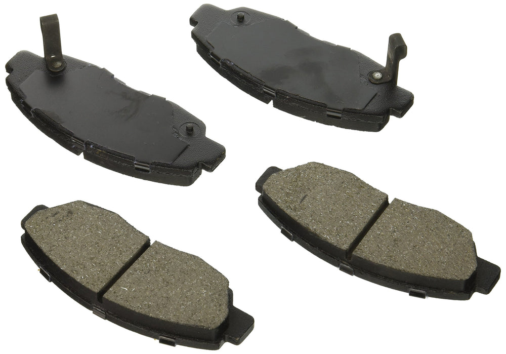 Bosch Blue front pads in box showing complete axle kit and easy installation benefit