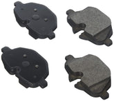 Bosch rear pad front view showing packaging and ready-to-install convenience