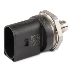 Bosch thread and pressure port close-up highlighting durable metal construction