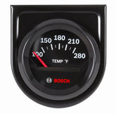 Bosch gauge front face black dial and bright pointer for quick readings