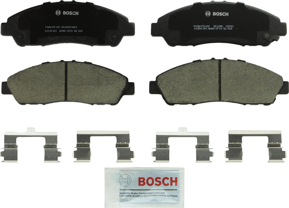 Bosch QuietCast BC1280 front packaging showing product and benefits