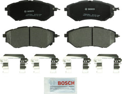 Bosch QuietCast BP1078 front pads packaged, showing ready-to-install convenience