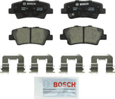 Bosch QuietCast rear pads front view showing pad shape and fit for easy installation