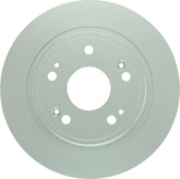 Bosch QuietCast rotor front view showing smooth face and even balance benefit