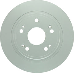 Bosch QuietCast rotor front view showing smooth face and even balance benefit