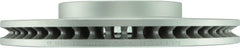 Bosch QuietCast rotor side showing vane profiles for better heat dissipation
