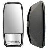 Boursin left-side mirror front view showing clean fit and visibility