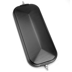 Boursin metal housing detail demonstrating durable black finish and longevity