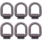Boxer brand six-pack D rings front view showing complete weld-on set and durability benefits