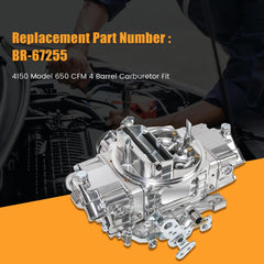 Generic BR-67255 mechanical secondary linkage detail showing direct throttle response benefit