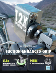 Bracketron rotation demo illustrating 360° swivel for flexible viewing while riding