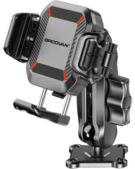 BRCOVAN front view mounted on dashboard showing secure hold and stability