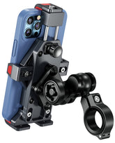 BRCOVAN front view mounted on handlebar showing secure hold benefit