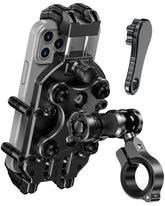 BRCOVAN front view on handlebar showing secure fit and stability
