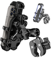 BRCOVAN front view on handlebar showing secure grip and stability