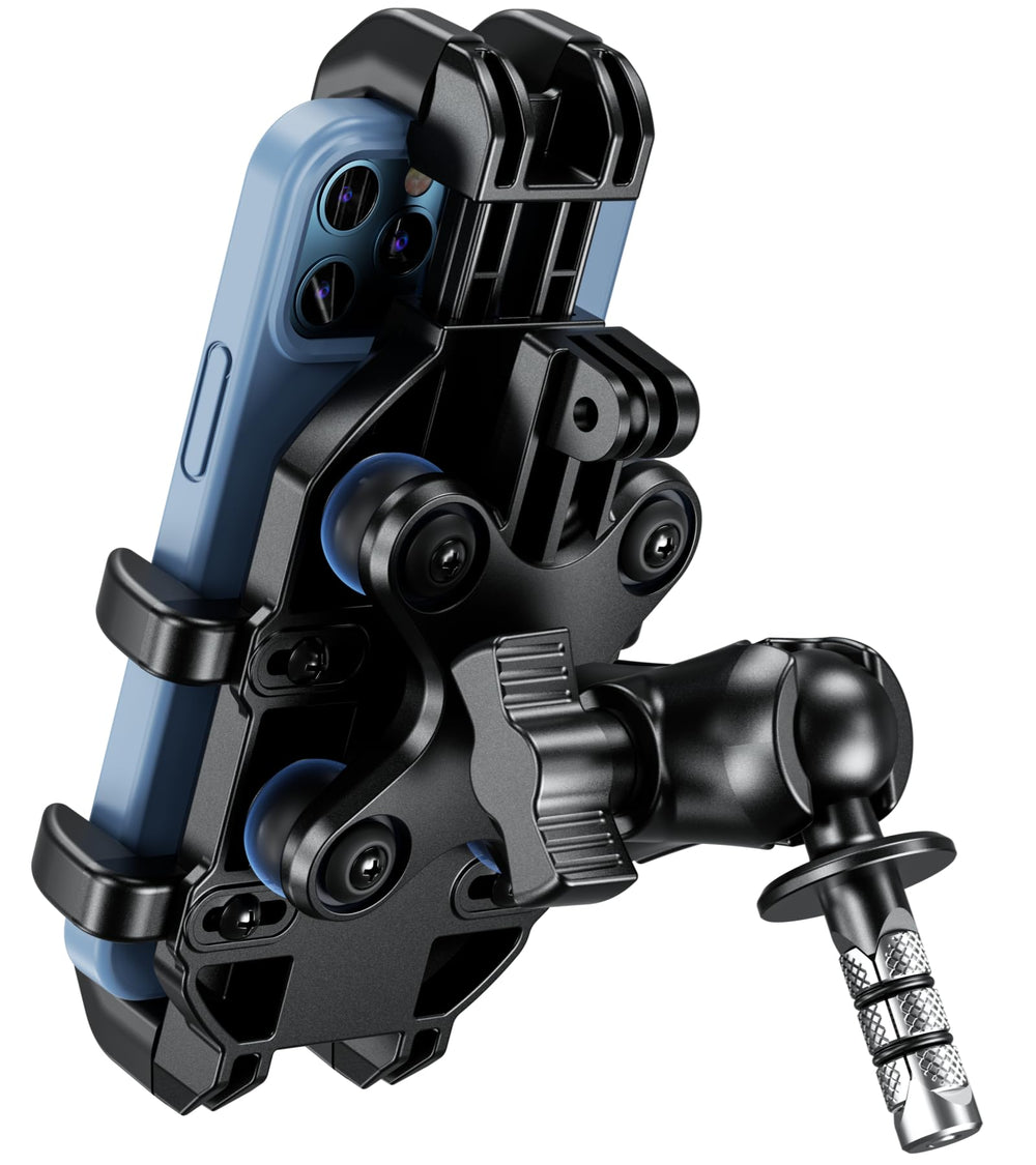 BRCOVAN front view mounted on fork stem shows secure hold and visibility