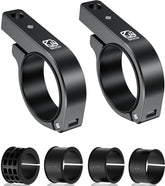BRCOVAN front view of two metal mounts showing durable clamp and finish