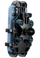 BRCOVAN front view with phone mounted showing secure grip and stability