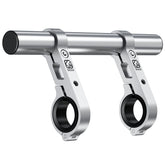 BRCOVAN front view of handlebar extender showing secure mount benefit
