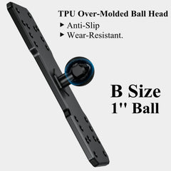 BRCOVAN side profile mounted on an arm demonstrating swivel adjustability and stable hold