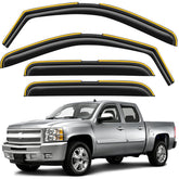 Breejoy front view installed on crew cab door shows clean low-profile benefit