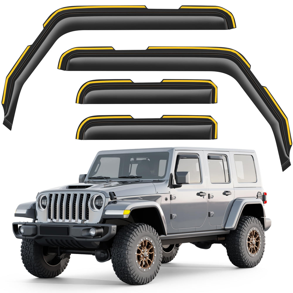 Breejoy front view installed on Jeep Wrangler JL showing sleek protection