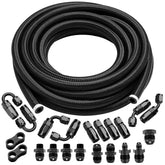 BRIFITOR front packaging showing full 6AN fuel line kit benefits