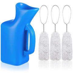 BrightRow front view of blue angled lube bottle showing compact design and stability