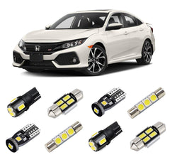 BRISHINE front packaging showing complete Civic LED kit and clear benefits