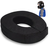 Briwooody front view neck brace shows slim profile and comfort