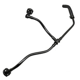 BSNOVT radiator overflow hose front view showing correct shape and fit for Audi