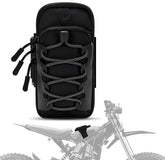 BSSOK front view on bike showing neat storage and quick access benefit