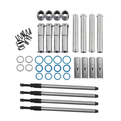 BST BSSP front packaging showing chrome pushrod kit and components for easy identification