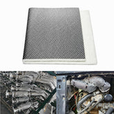 BSTFLEX front view of 12x39 heat shield showing shape and thickness for durable protection