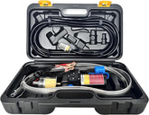 BtyHomShelf pump kit front view showing compact layout and case for easy transport