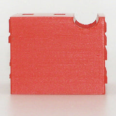 Buckle Boss installed on car buckle demonstrating prevented unbuckling