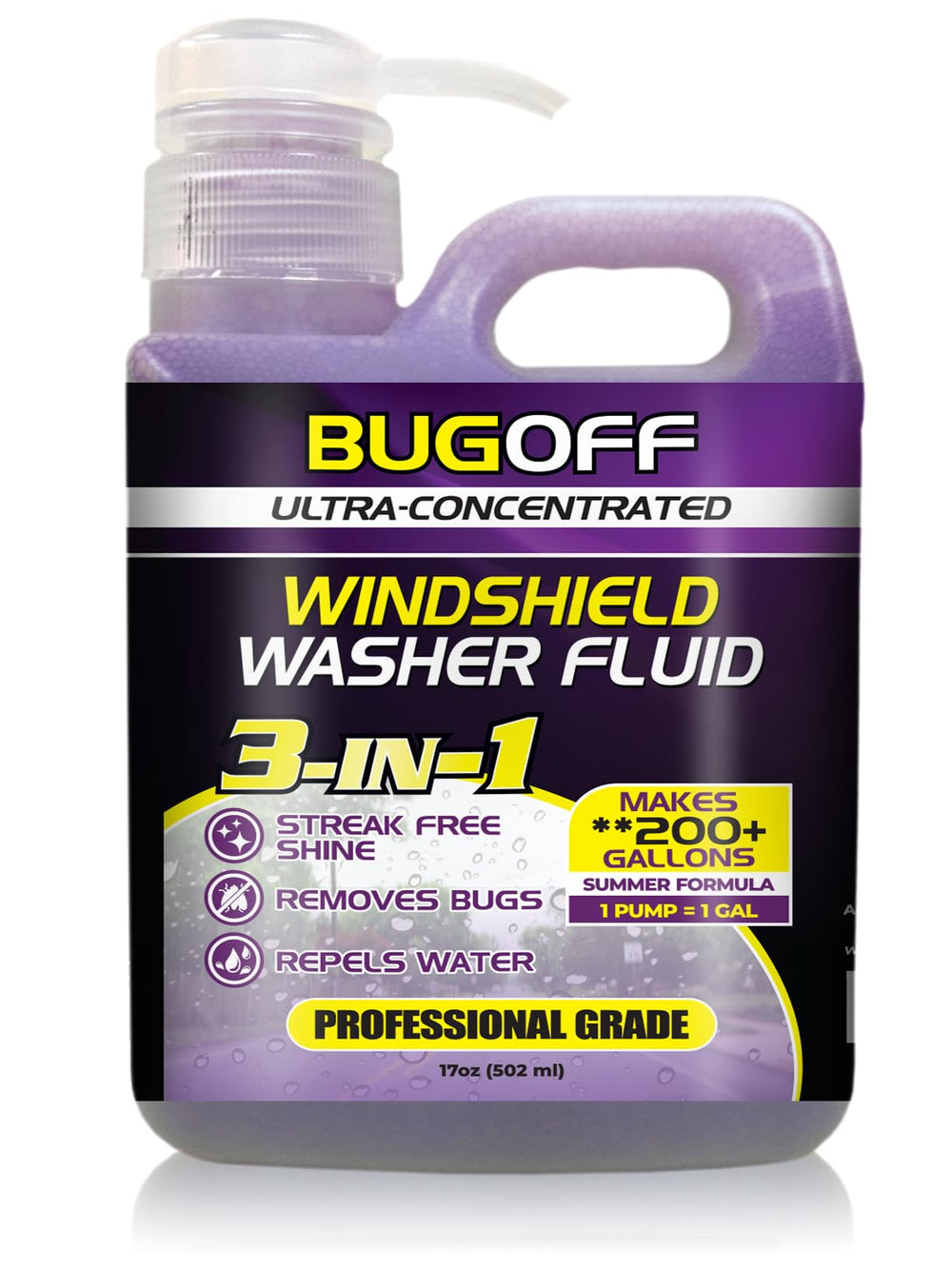 BUGOFF front packaging showing ultra-concentrate and savings