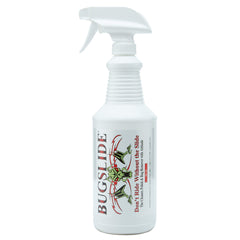 BugSlide front label on 32 oz bottle showing product identity and ease