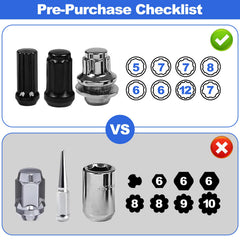Builimeer socket engaged on vehicle wheel demonstrating easy removal